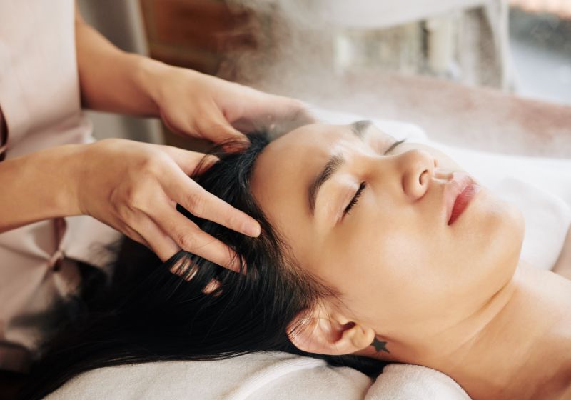 Scalp-massage